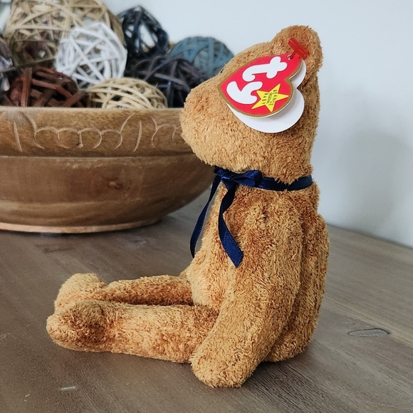 π§Έ Ty Beanie Baby βFuzzβ the Brown Bear β 1999 Retired, Excellent Condition - Picture 4 of 15